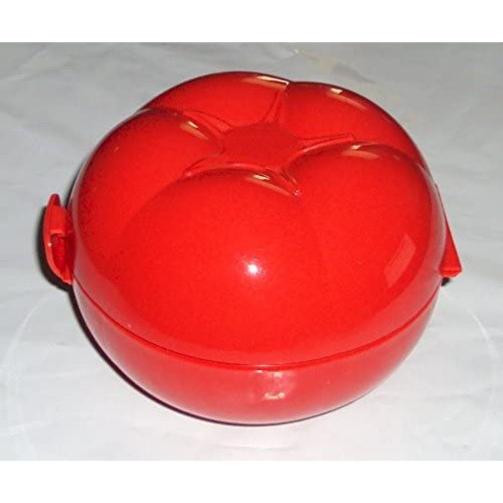 Tupperware Forget Me Not Red Tomato Keeper